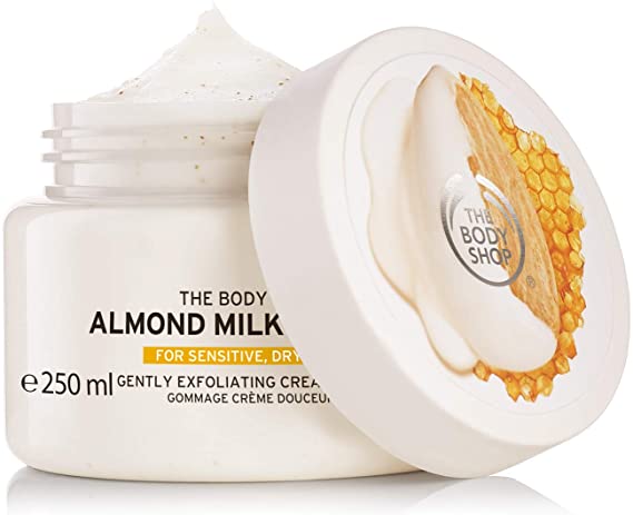 The Body Shop Almond Milk & Honey Gently Exfoliating Cream Scrub, 250ml