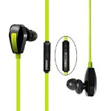 Bluetooth Headphones Foneso F10 Sport Earphones Wireless Earbuds CSR Bluetooth 41Sweat Proof UP TO 810 Hours Playtime CVC 60 Noise-Cancelling-Green