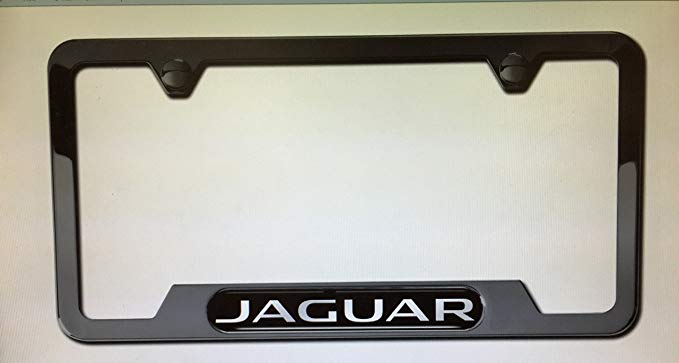 Jaguar License Plate Frame/ Black Pearl