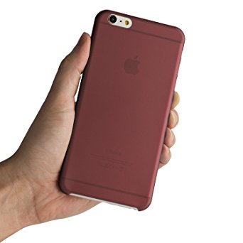 iPhone 6 Plus Case, iPhone 6s Plus Case , Thinnest Cover Premium Ultra Thin Light Slim Minimal Anti-Scratch Protective - For Apple iPhone 6 Plus 5.5 inch | totallee The Scarf (Burgundy Red)