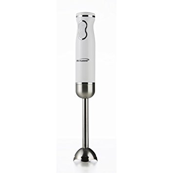 Brentwood Appliances HB-36W 2-Speed 500W Electric Hand Blender, White
