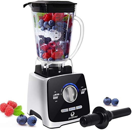 Professional Countertop Blender, 8-in-1 Food Processor, 1400W High Speed Blender, 72oz Container,Variable Speed,Self Cleaning,Powerful Blade for Easily Crushing Ice, for Shakes, Smoothies, Food Prep, and Frozen Blending
