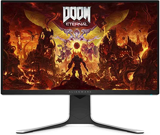 Alienware AW2720HF 27 Inch Gaming Monitor (White) (1ms GtG Response Time, Full HD LCD 1920 x 1080 at 240 Hz, AMD Free-Sync, DP/HDMI, USB) 2020 Model