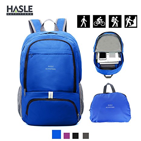 HASLE OUTFITTERS 40L Packable Hiking Backpack, Lightweight Travel Backpack, Waterproof Backpacking Backpacks, Folding Hiking Daypacks.