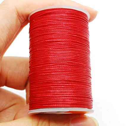0.8mm 1 roll Polyester Leathercraft Small Waxed Thread for Leather Sewing