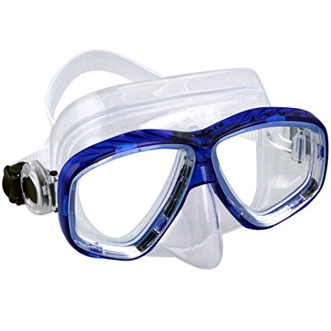 RX Promate Prescription Snorkeling Mask with Nearsight Optical Corrective Lens-1.0 to 10.0