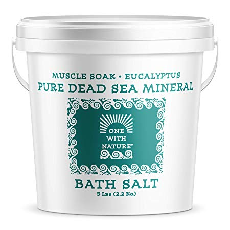 100% Pure Dead Sea Mineral Bath Salt 5Lb (Eucalyptus)