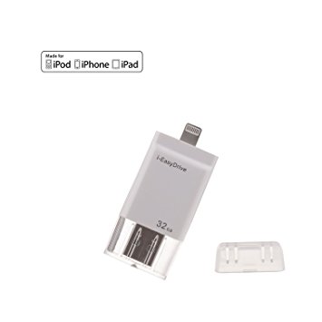 iPhone Flash Drive 32GB Lightning USB Memory Stick [Apple MFI Certified] Expansion Storage iDrive for iPhone Plus iPod iPad Macbook IOS Device