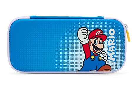 PowerA Slim Case for Nintendo Switch or Nintendo Switch Lite - Mario Pop Art, Protective Case, Gaming Case, Console Case, Accessories Storage, Officially Licensed - Nintendo Switch