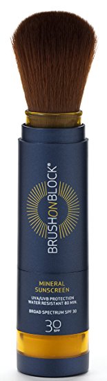 Brush On Block Broad Spectrum SPF 30 Mineral Powder Sunscreen (1, Touch of Tan)