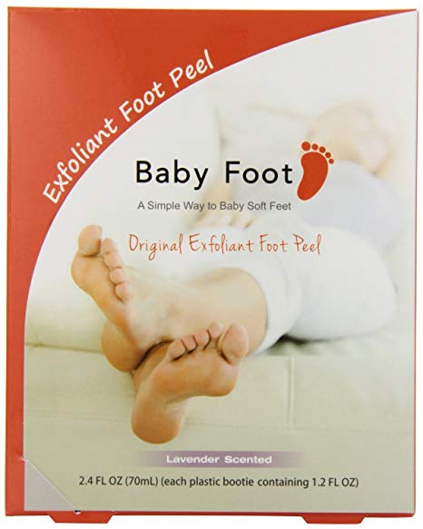 Baby Foot Exfoliant Foot Peel, Lavender Scented, 2.4 Fl. Oz.