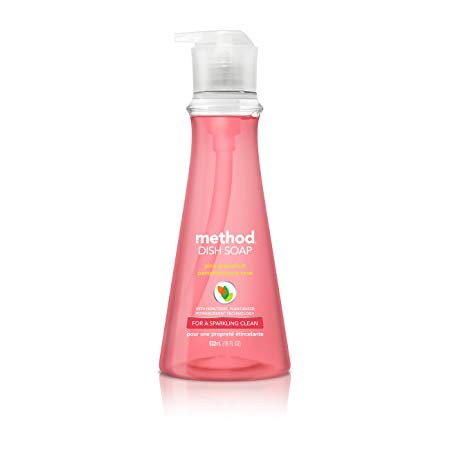 Method Dish Soap, Pink Grapefruit, 18 Ounce (6 Count)