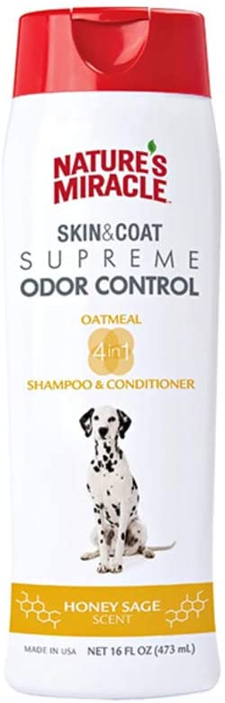 Nature's Miracle Supreme Whitening Odor Control Shampoo, 16 oz.