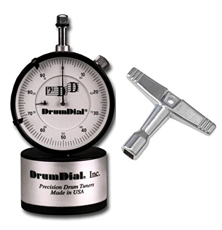 DrumDial Drum Tuner with Standard Drum Key
