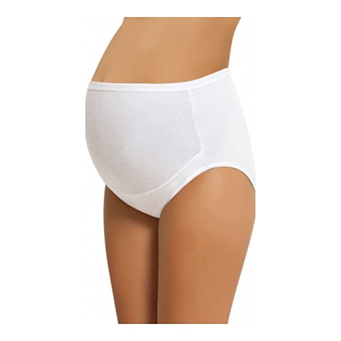 NBB Women's Adjustable Maternity Panties High Cut Cotton Over Bump Underwear Brief