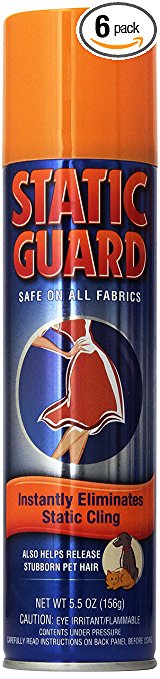Static Guard Static Cling Spray, 5.5 oz (Pack of 6)
