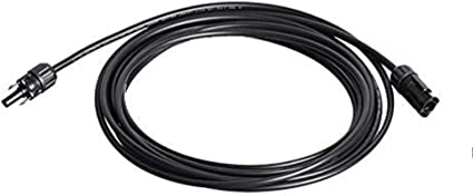 Renogy 20Ft 12AWG Solar Extension Cable with Male and Female Connectors 20FT-12AWG, 1 Piece, Black