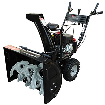 Power Smart DB7651A 26-inch 208cc LCT Gas Powered 2-Stage Snow Thrower with Electric Start
