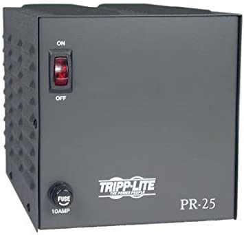 Tripp Lite PR25 DC Power Supply 25A 120V AC Input to 13.8V DC Output TAA GSA