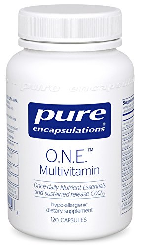 Pure Encapsulations - O.N.E. Multivitamin - Hypoallergenic Once-Daily Multivitamin w/ Sustained Release CoQ10 - 120 Capsules