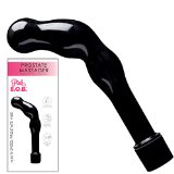 Black Prostate Massager Male Sex Toy - Adult Mens Product - 30 Day No-Risk Money-Back Guarantee