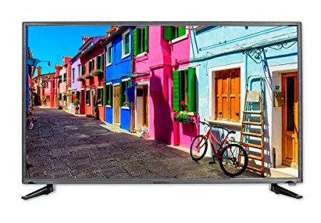 Sceptre Slim 40 Inch 1080p LED TV with Build in DVD Player E415BD-FR, TV-DVD Combo True Black (2017)