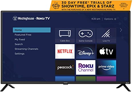 Westinghouse WR42FX2002 42-Inch FX Series 720p HD Smart Roku TV