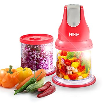 Ninja Professional Stackable Chopper 200W - NJ1002UKRD - Red