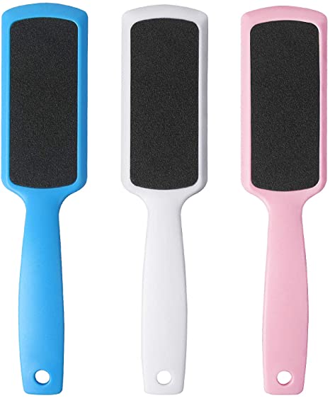 Fu Store 3 Pcs Pedicure Foot Files Callus Remover with Double Sided Feet Rasp for Dead Skin Foot Scrubber for Feet (3pcs)