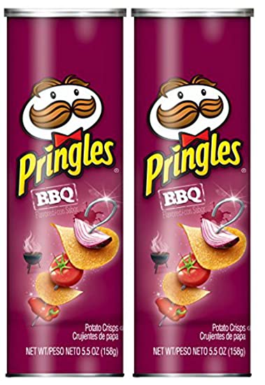 Pringles BBQ 5.5 oz (Pack of 2)