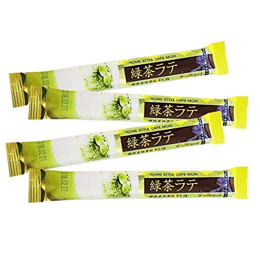 Jardin Home Style Cafe Mori Green Tea Latte Instant Mix Packets 15g (100 Sticks)