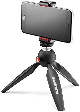 Manfrotto Stand for Universal Cell Phone - Retail Packaging - Black