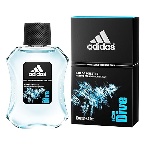 Adidas Ice Dive Edt Spray For Men, 100.55ml (Citrus, Amber Wood)