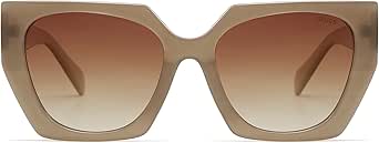 SOJOS Big Trendy Polarized Sunglasses Womens Oversized Cateye Sunnies Lentes De Sol Para Mujer SJ2205