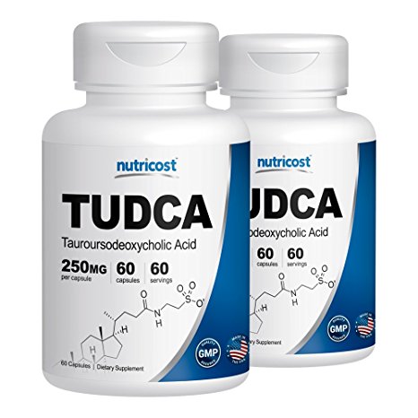 Nutricost Tudca 250mg, 60 Capsules (2 Bottles)