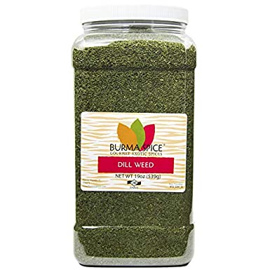 Dill Weed | Great for Pickling | Vibrant Green Color and Extremely Flavorful 1.18 lbs.