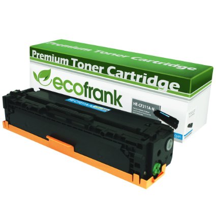 EcoFrank 131A Cyan CF211A HP Laserjet Pro 200 Printer Compatible Color Toner Cartridge 18K prints for M251N M251NW M276N M276NW