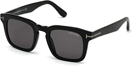 Sunglasses Tom Ford FT 0751 -F-N 01A Shiny Black/Smoke Lenses/Gunmetal"t" Tem