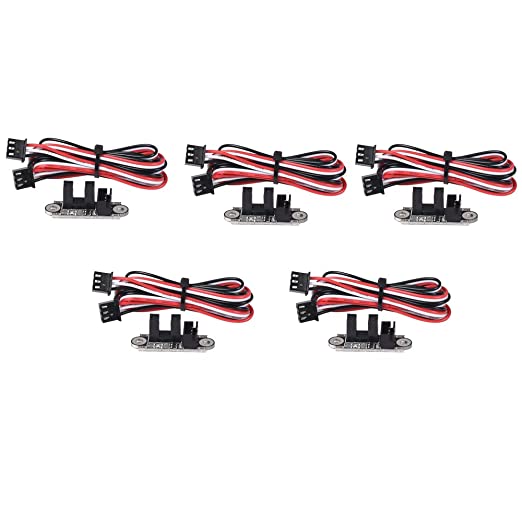 BIQU Optical Endstop with 1M Photoelectric Light Control Optical Limit Switch for 3D Printer (Pack of 5pcs)