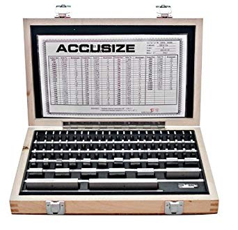 Accusize - 81 Pcs/Set Steel Gage Block set, Grade B, P900-S581
