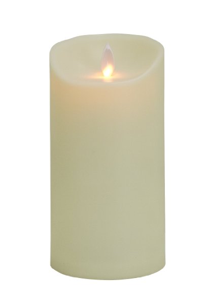 Boston Warehouse Mystique Flameless Candle 7-Inch Ivory Outdoor