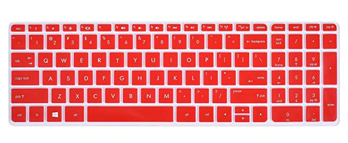 CaseBuy Keyboard Cover for HP 15-b 15-d 15-e 15-f 15-g 15-j 15-k 15-n 15-p 15-r 15-u m6-k m6-n 17-j 17t-j 17-e 17-p m7-j US Version - Compatible Models Listed in Product Description