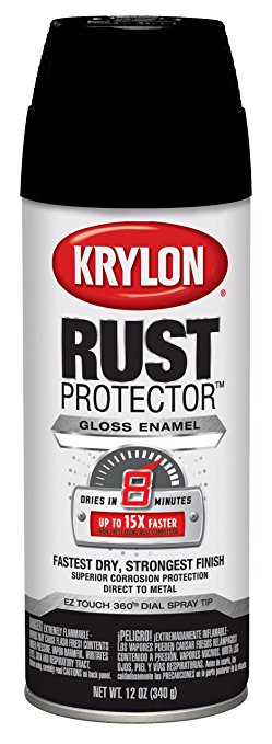 Krylon K06900100 Rust Protector and Preventative Enamels Gloss, Black