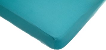 American Baby Company Supreme Jersey Knit Crib Sheet Turquoise