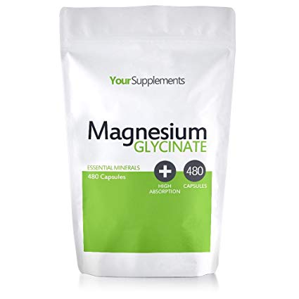 Your Supplements - Magnesium Glycinate - Pack of 480 Capsules