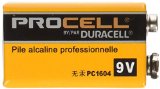 DURACELL 9 Volt  PROCELL Professional Alkaline Battery Pack of 12