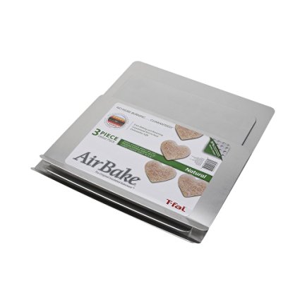 Airbake Ultra Natural 3 Piece Cookie Sheet Set