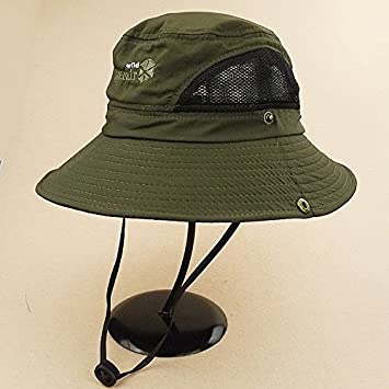 Mocase Outdoor Large Round Brim Bucket Hat Quick Drying Men Women Summer Sun Cap Sun Block Hat for Fishing Travel Mountain Climbing