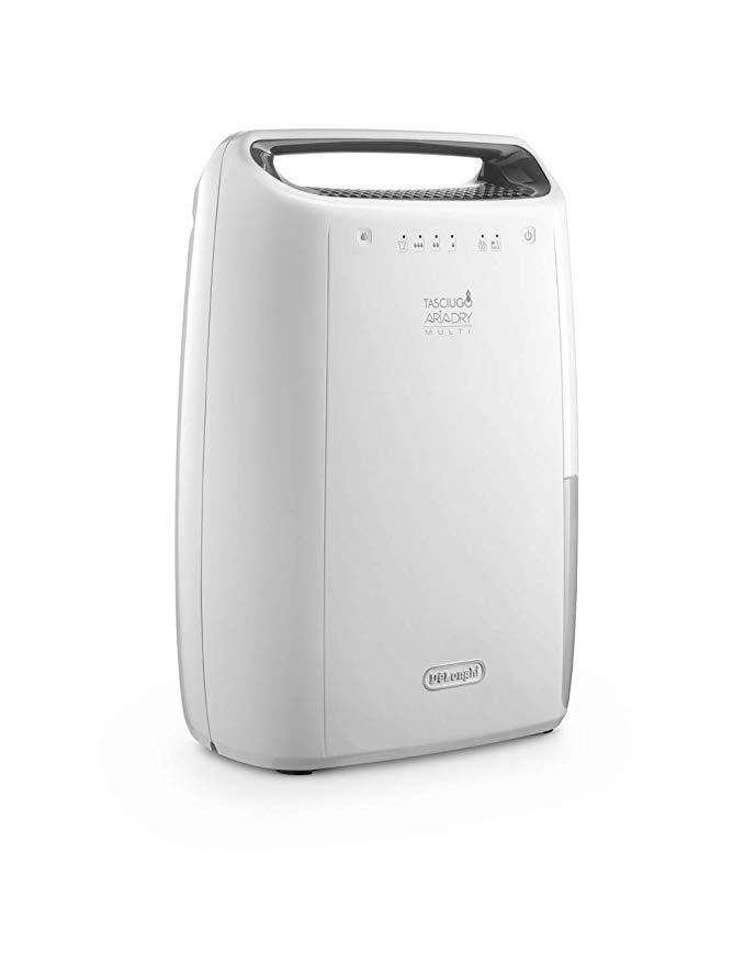 De'Longhi DEX14 Dehumidifier, White, 14 Litre