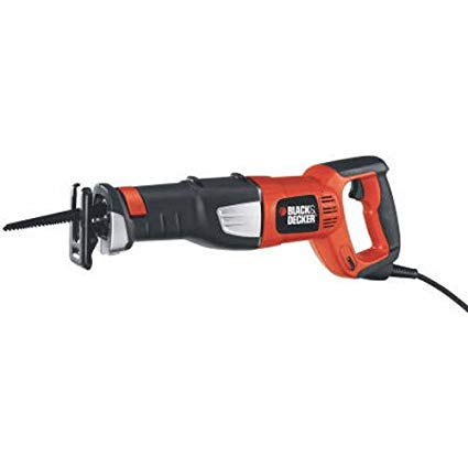 BLACK DECKER RS600K 8.5 Amp Reciprocating Saw Kit With 6-Speed Control